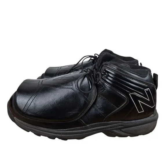 New Balance 460 Men's Size 12 4E Lace Up Black Baseball Umpire Sneakers